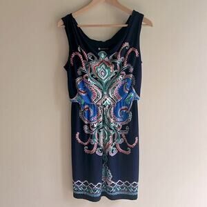 Valerie Bertinelli Sleeveless Mini‎ Dress Blue Sz 6